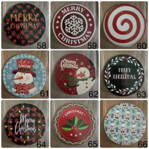 handmade round cardstock decorative car freshies – scented edition