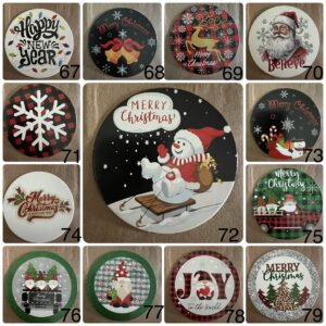 handmade round cardstock decorative car freshies – scented edition