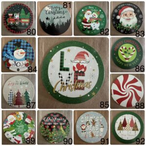 handmade round cardstock decorative car freshies – scented edition