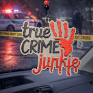 true crime junkie handprint original